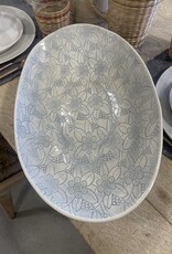 One.World Wonki Etosha Oval Serving Platter X-Large - 17.5" x 10"  x 3" H