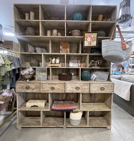 Cubby Shelf w/4 Drawers - RT 3/24