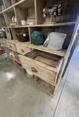 The Porch Cubby Shelf w/4 Drawers