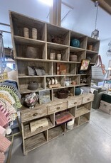 The Porch Cubby Shelf w/4 Drawers