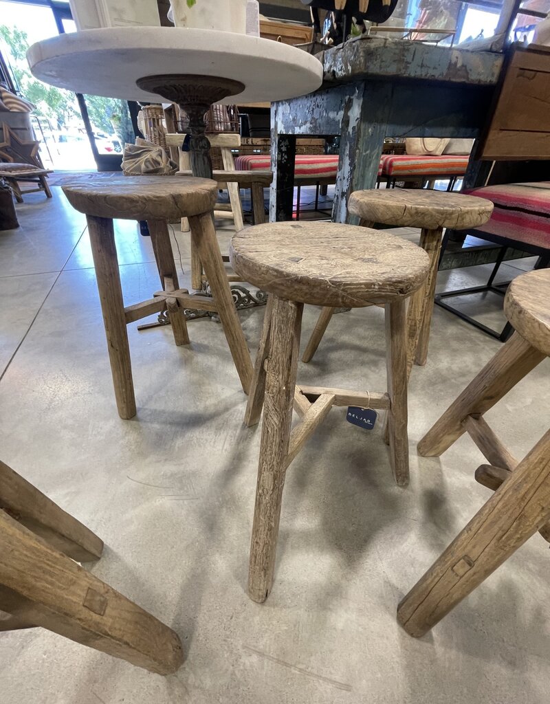 Wood Round Stool