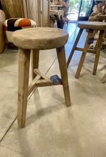 Wood Round Stool