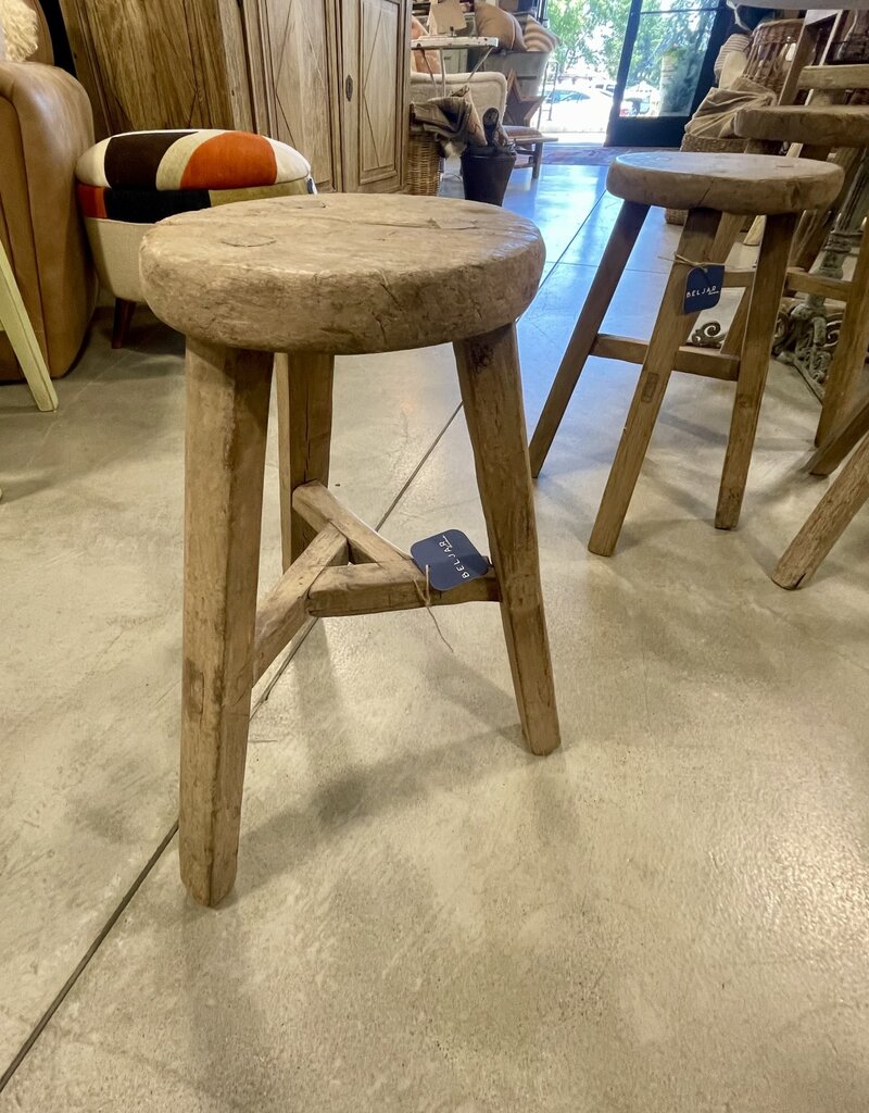 Wood Round Stool
