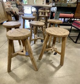 Wood Round Stool