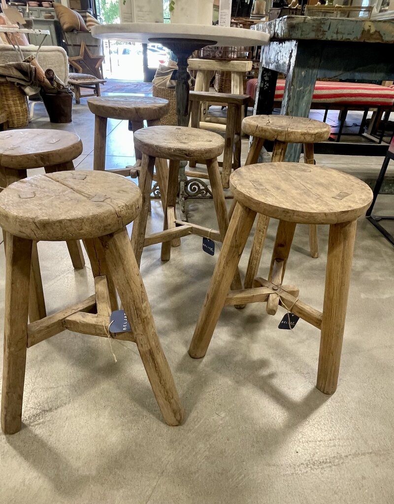 Wood Round Stool