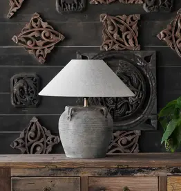 Ceramic Water Pot Table Lamp with Handles