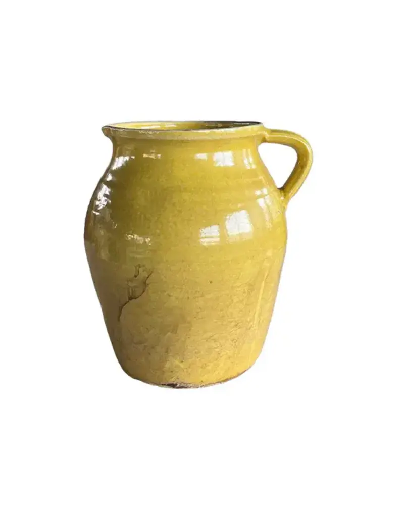 Cottage Crafted Jug, Tall - Yellow