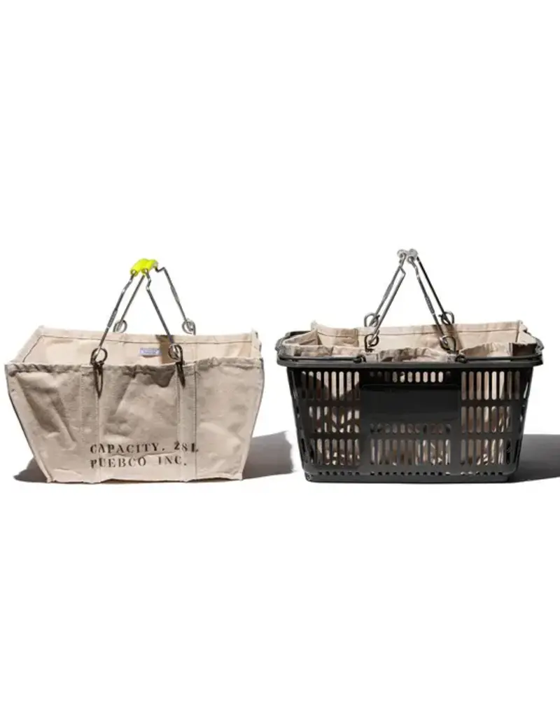 Accordion Market Basket - White