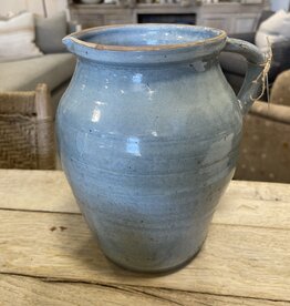 Cottage Crafted Jug, Tall, Light Blue
