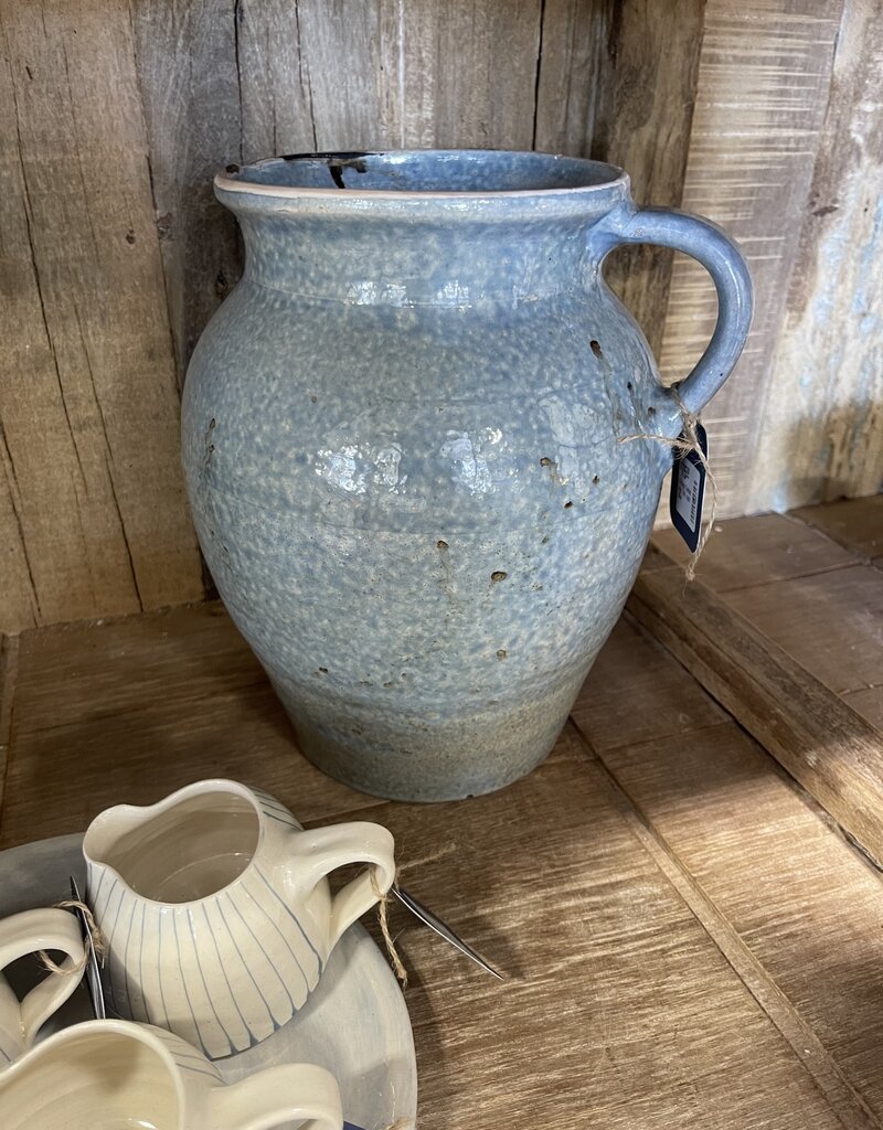 Cottage Crafted Jug, Tall, Light Blue