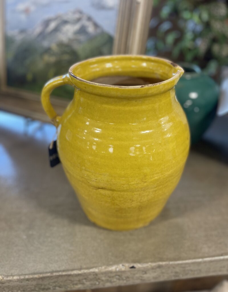Cottage Crafted Jug, Tall - Yellow