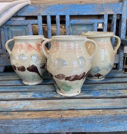 Cottage Crafted 2-Handle Jug, Majolica