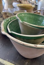 3 PIECE POTTERY -Light Green