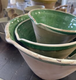 3 PIECE POTTERY -Light Green