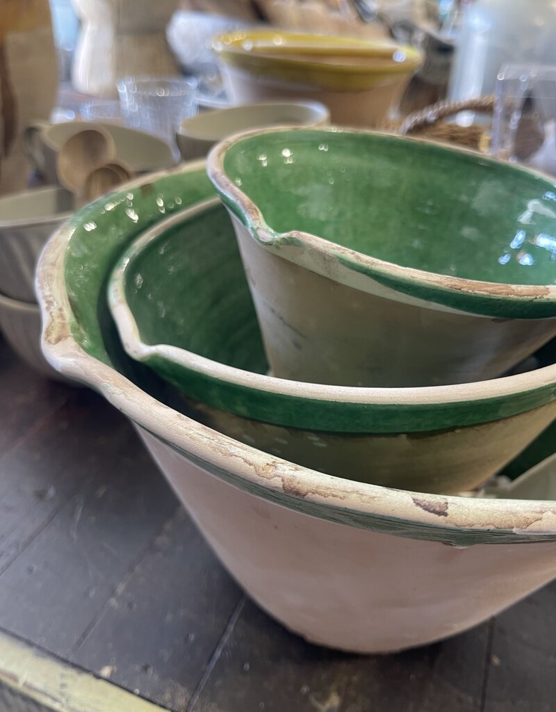 3 PIECE POTTERY -Light Green