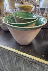 3 PIECE POTTERY -Light Green