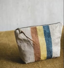 The Belgian Pouch Pouch 9"x6" Mercurio stripe