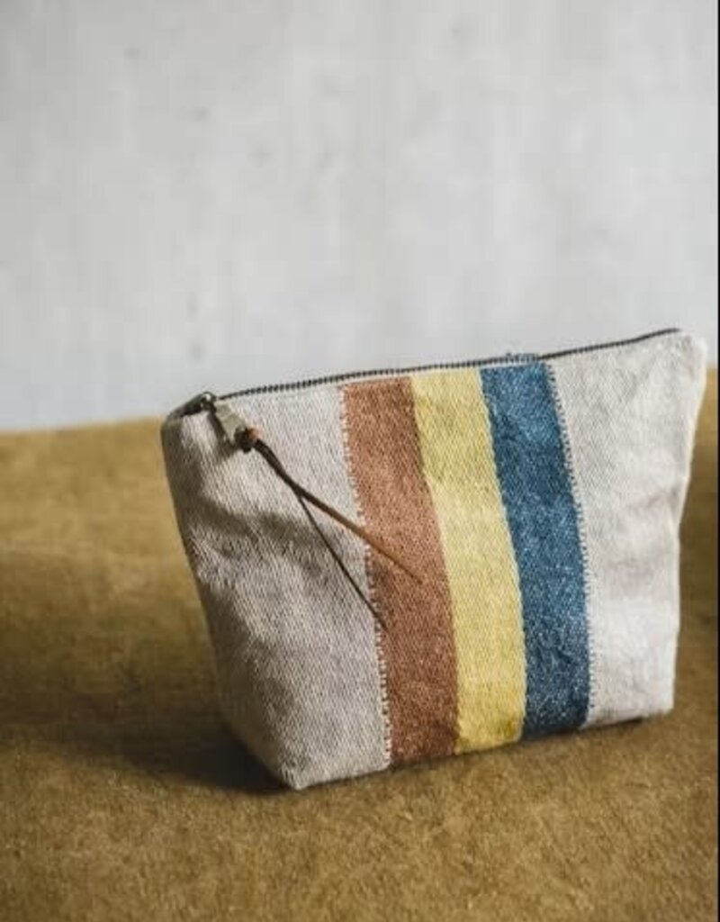 The Belgian Pouch Pouch 9"x6" Mercurio stripe