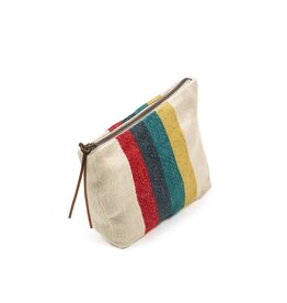 The  Belgian Pouch Pouch 9"x6" Summer stripe