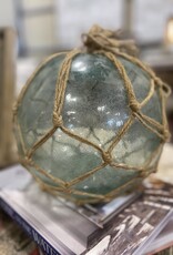 Glass Buoy with Net, Approx. 9'' dia