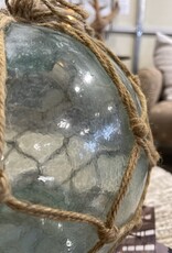 Glass Buoy with Net, Approx. 9'' dia