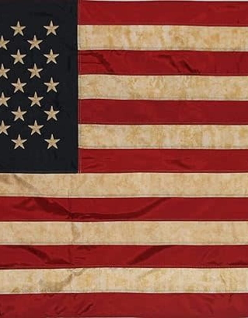 Vintage Look 4'x6' American Flag