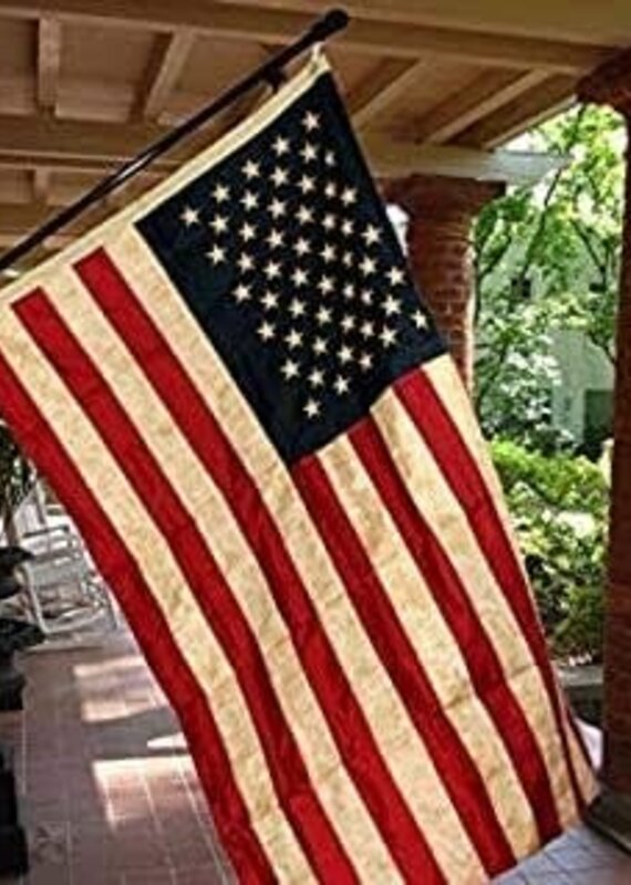 Vintage Look 4'x6' American Flag