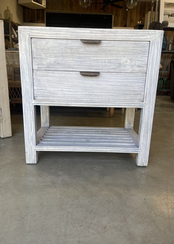 RECLAIMED ELM BEDSIDE CABINET