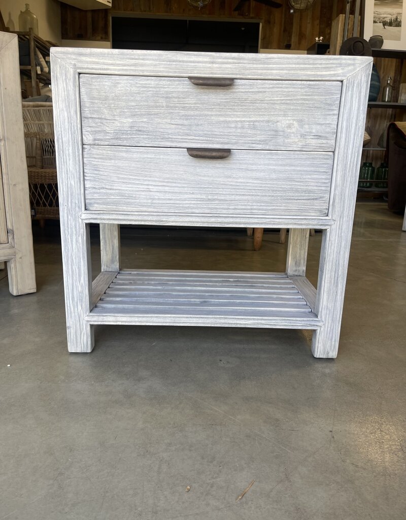 RECLAIMED ELM BEDSIDE CABINET