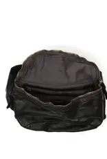 Desiree Cross Body Italian Leather Belt Bag in Black Italian Bags Maker Campomaggi