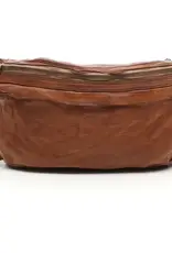 Campomaggi Desiree Cross Body Italian Leather Belt Bag in Cognac from Italian Bags Maker Campomaggi