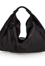 Campomaggi Desiree Woven-Leather Italian Hobo Bag in BLACK from Italian Bags Maker Campomaggi