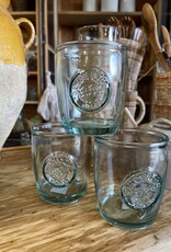 Recycled Bajo "Short" Drinking Glass to compliment our Alto and Conico Glasses and Carafes MADE IN SPAIN - 13.5 OZ