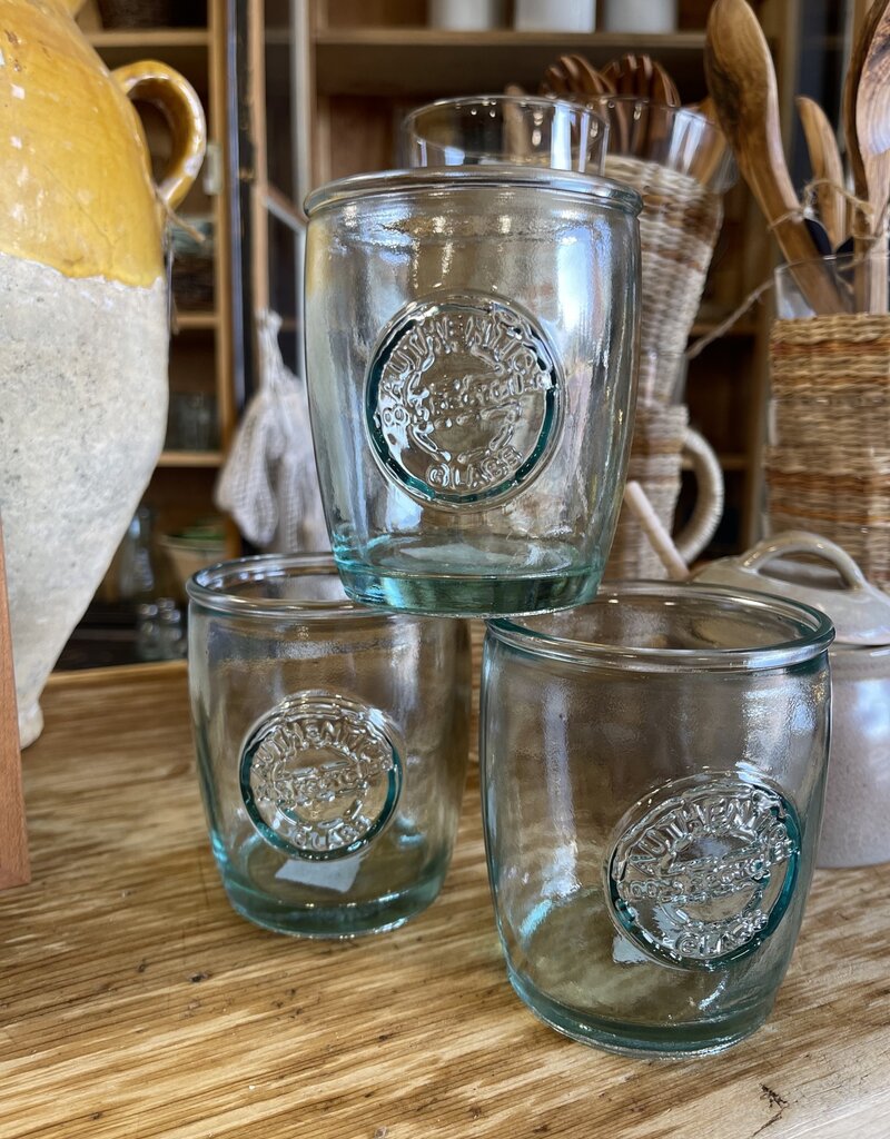 Recycled Bajo "Short" Drinking Glass to compliment our Alto and Conico Glasses and Carafes MADE IN SPAIN - 13.5 OZ