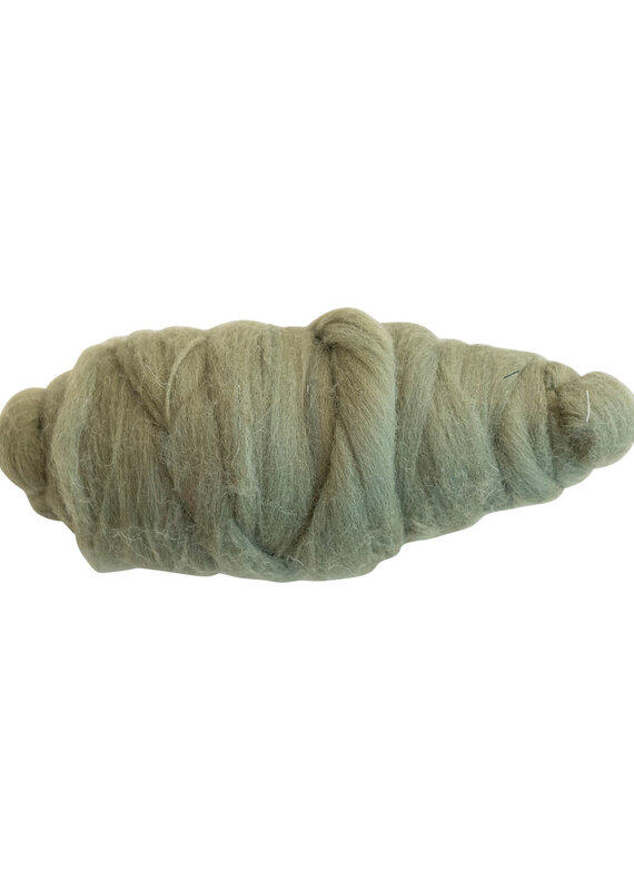 10 Yard Wool Felt Roving Yarn, Green