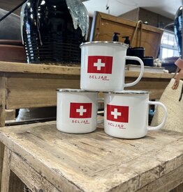 Beljar Swiss Cross Enamel Mug