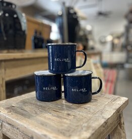 Beljar Blue Enamel Dipped Mug