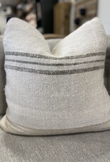 Grainsack Pillow -Mushroom Stripe