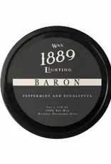 1889 Wax Lighting Baron 4oz Tin Candle