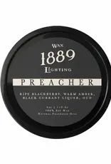 1889 Wax Lighting Preacher 4oz Tin Candle