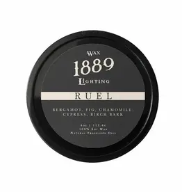1889 Wax Lighting Ruel 4oz Tin Candle