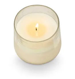 Winter White Baltic Glass Candle