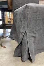 Slipcovered Chair w/Recycled Tarp Charcoal Grey
