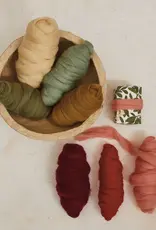 10 Yard Wool Felt Roving Yarn, Goldenrod