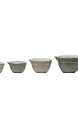 Batter Bowl Shaped Measuring Cups, Grey colors, Set of 4
