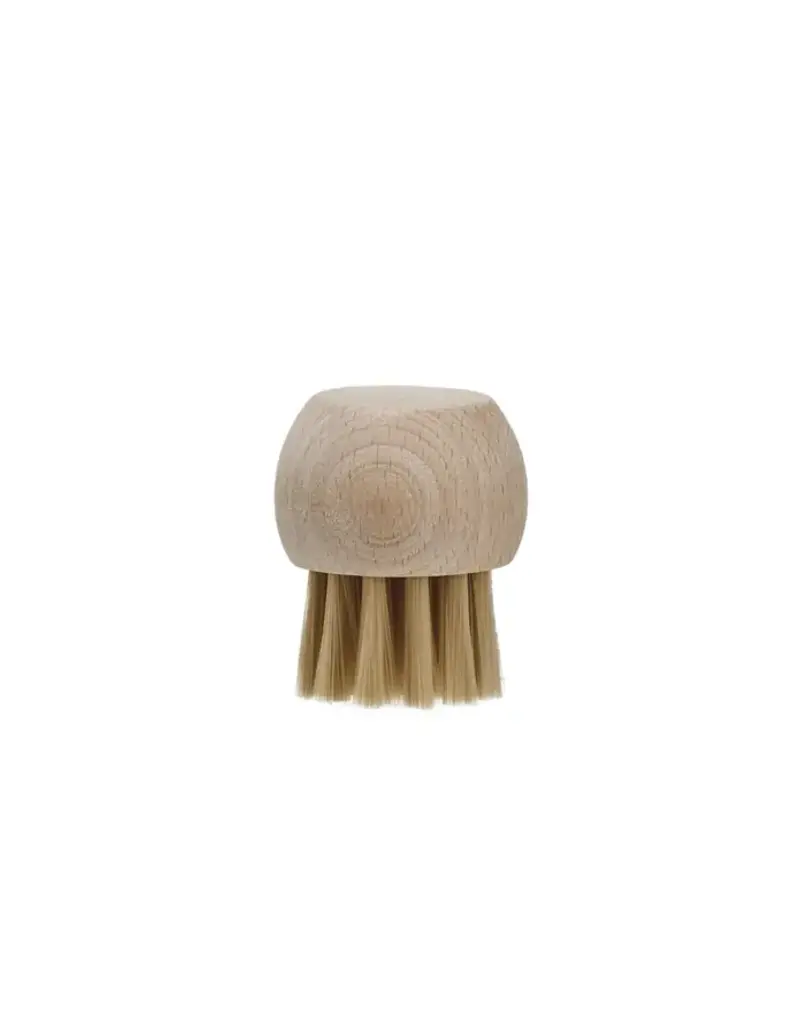 Beech Wood & Plastic Vegetable Brush, Natural