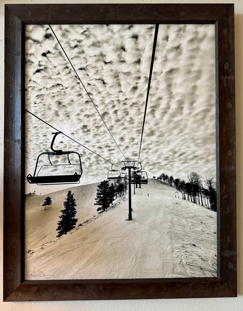 "Lift over Amy's Ridge #1" by Kim Daw - 45.5 x 35.5 - Giclee Print