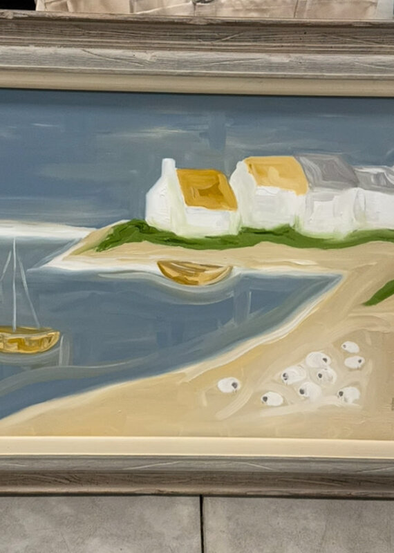 Lauren Lord Original Art "Sheep On The Beach"