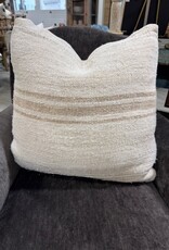 French Grain Sack Pillows with 100% Down Insert