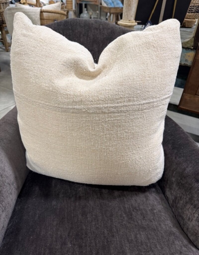 French Grain Sack Pillows with 100% Down Insert